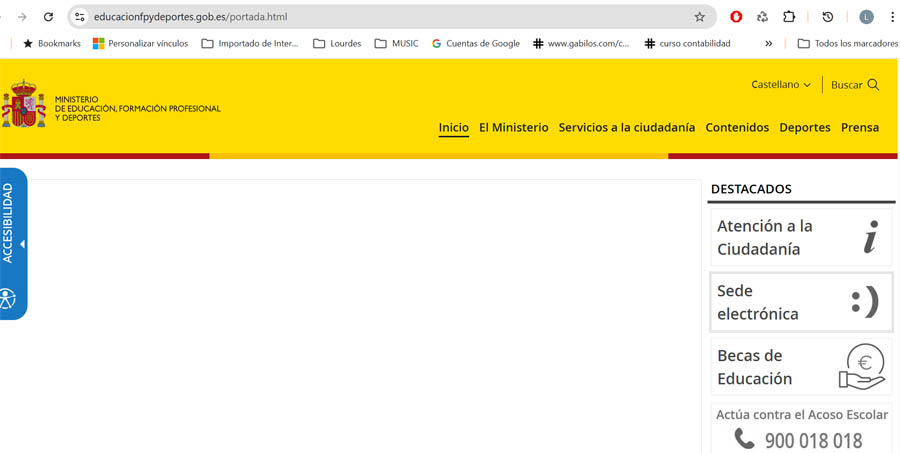web-ministerio